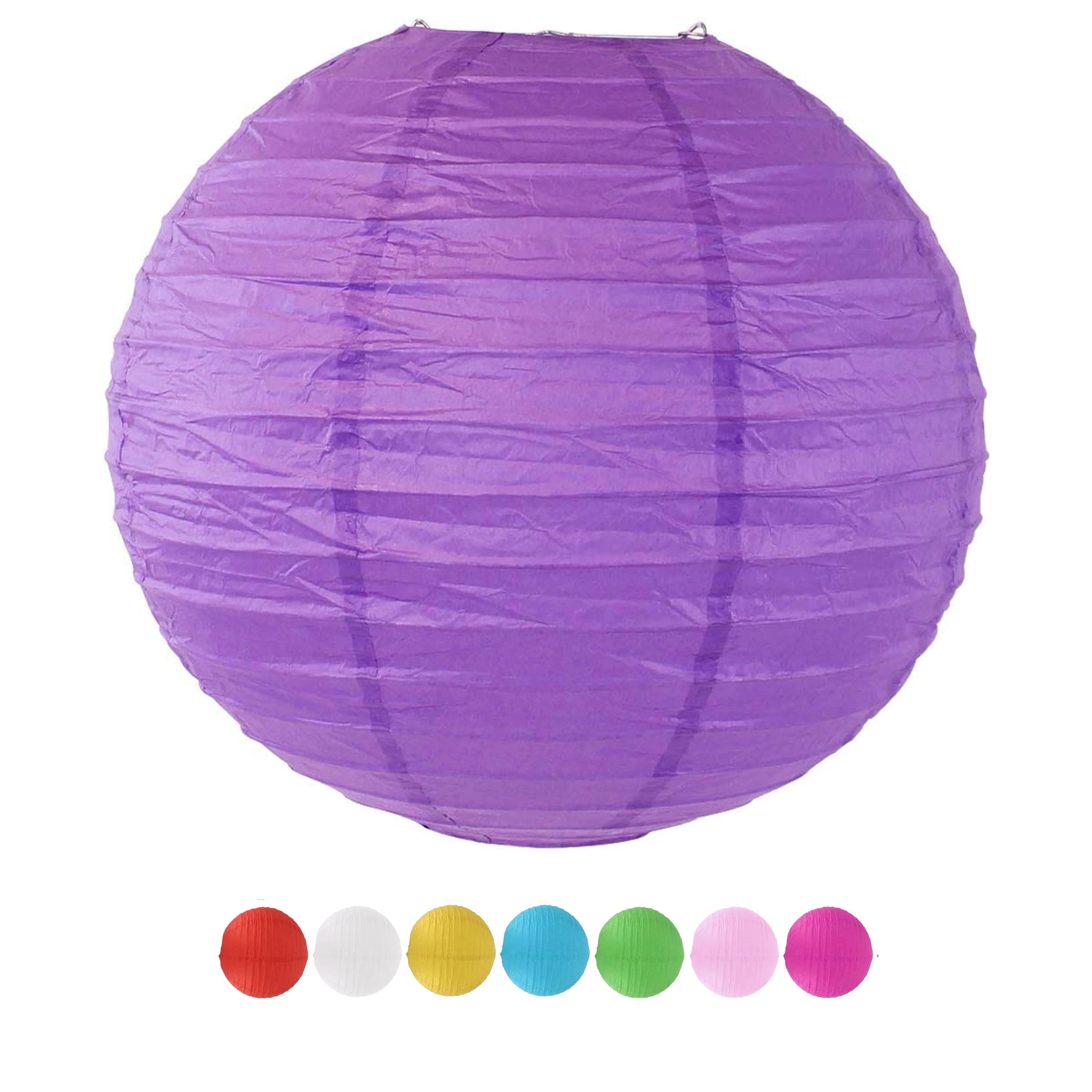 12 Chinese Paper Lanterns Multi Color Wedding Birthday Party Hanging Decorations