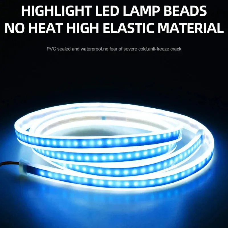 12V Car Hood Decorative Light Strip Waterproof Daytime Running Lamp