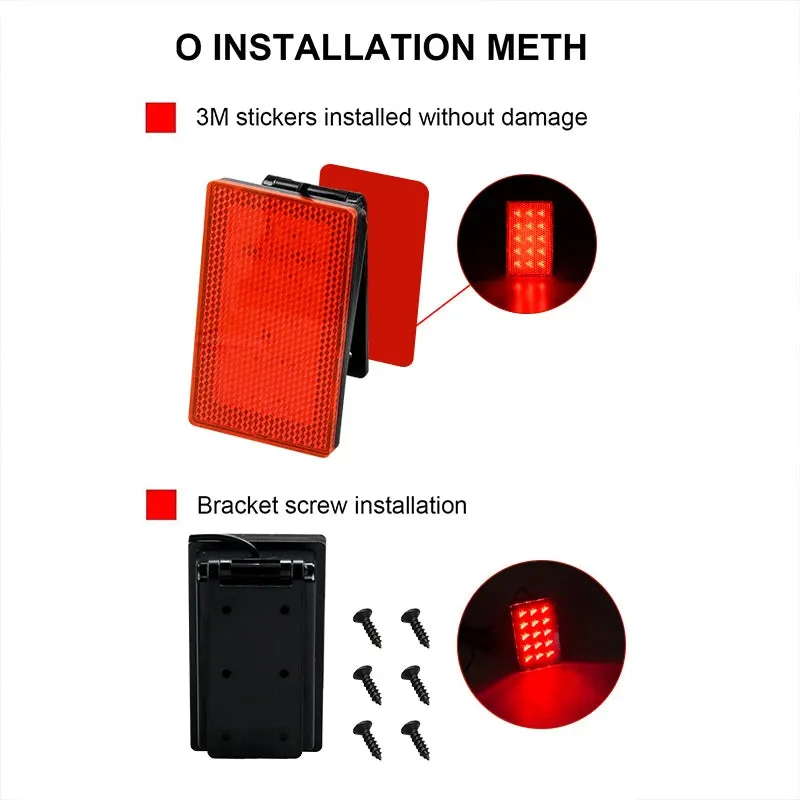 12V F1 Style 15 Led Rear Strobe Tail Light Universal Car Tuning Accessory