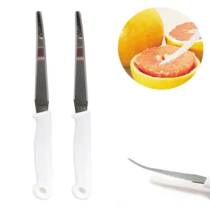 2 Pack Grapefruit Knife Stainless Steel Citrus Fruit Vintage Dessert Kitchen Set