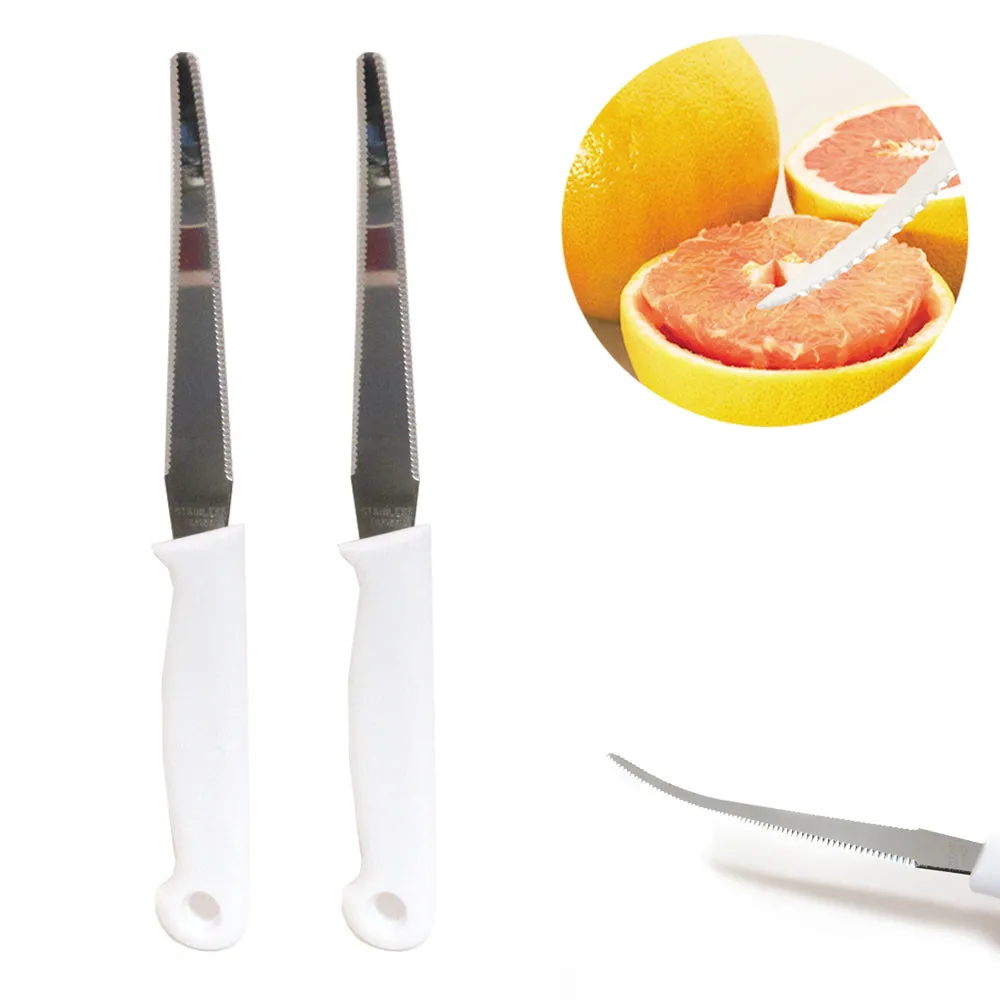 2 Pack Grapefruit Knife Stainless Steel Citrus Fruit Vintage Dessert Kitchen Set