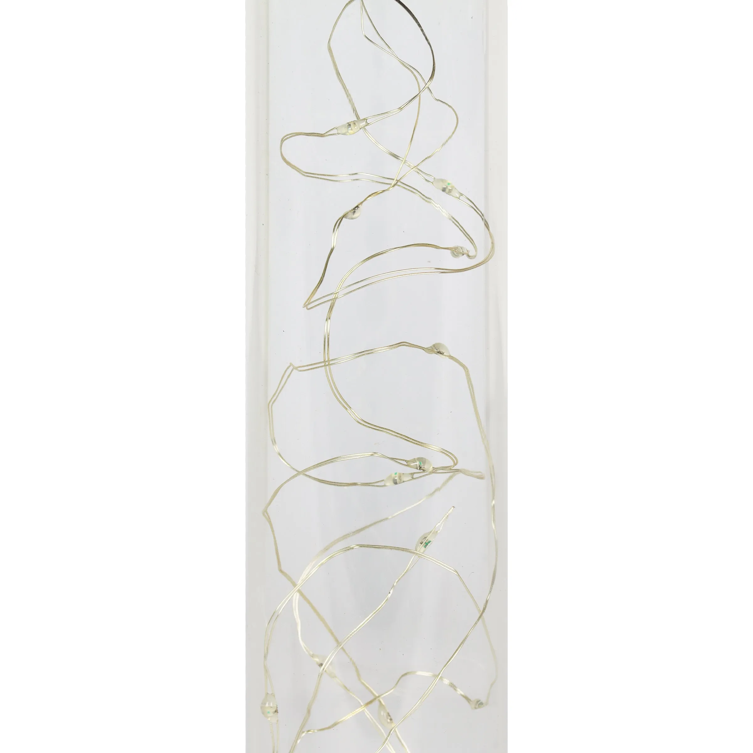 2 Piece Solar Acrylic Hanging Light Sticks with 20 Color Changing LED Firefly Lights, 2 by 10 Inches