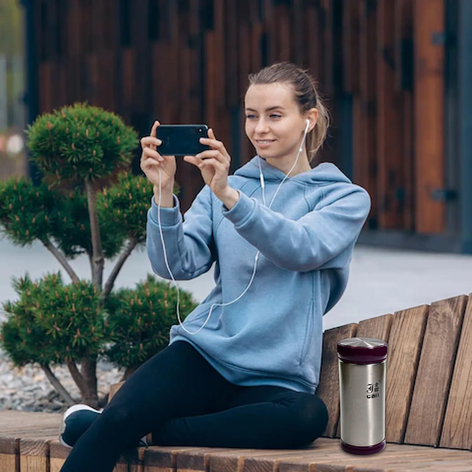 480ML PLAIN PRINT STAINLESS STEEL WATER BOTTLE FOR OFFICE, HOME, GYM, OUTDOOR TRAVEL HOT AND COLD DRINKS.