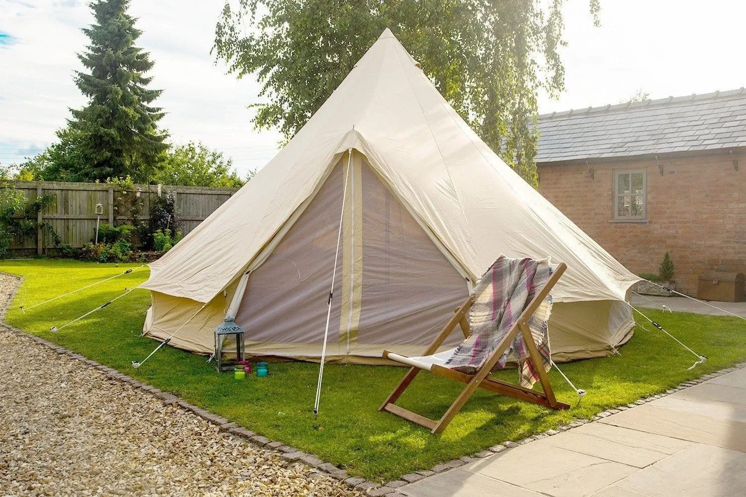 5m Bell Tent 285gsm 100% Natural Canvas | StoveMate