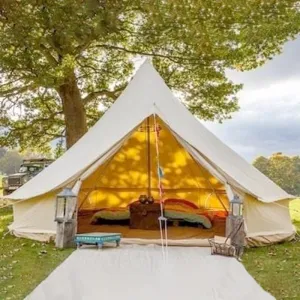 5m Bell Tent 285gsm 100% Natural Canvas | StoveMate