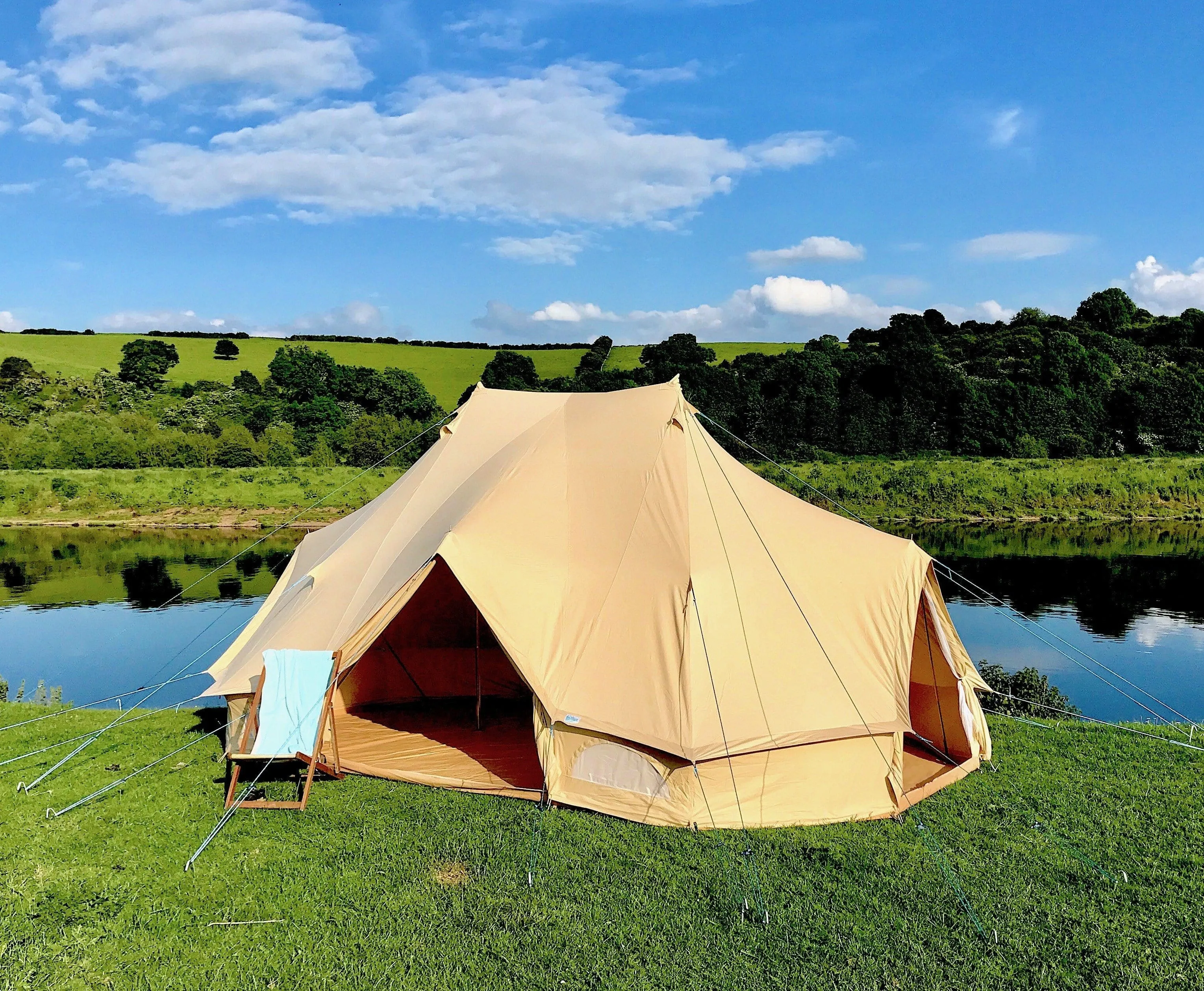 6m x 4m Emperor Tent 285gsm 100% Natural Canvas | StoveMate
