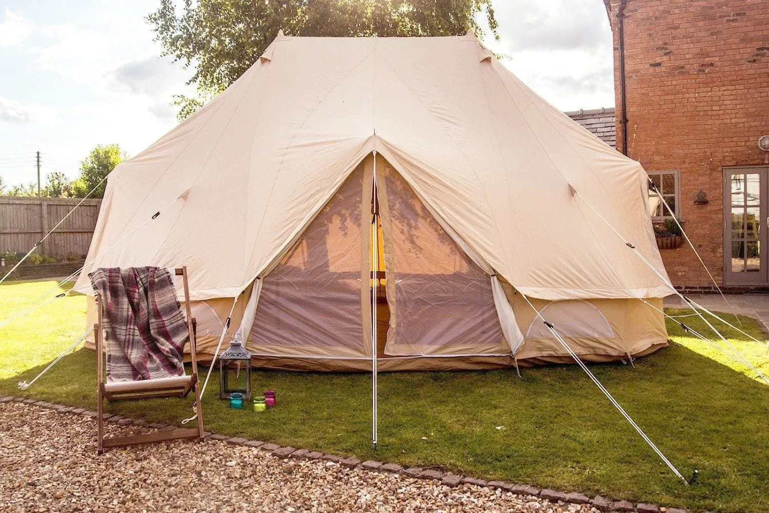 6m x 4m Emperor Tent 285gsm 100% Natural Canvas | StoveMate