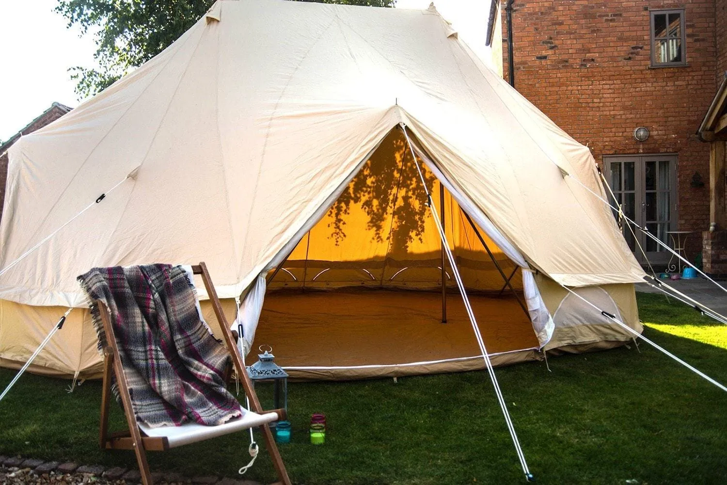 6m x 4m Emperor Tent 285gsm 100% Natural Canvas | StoveMate