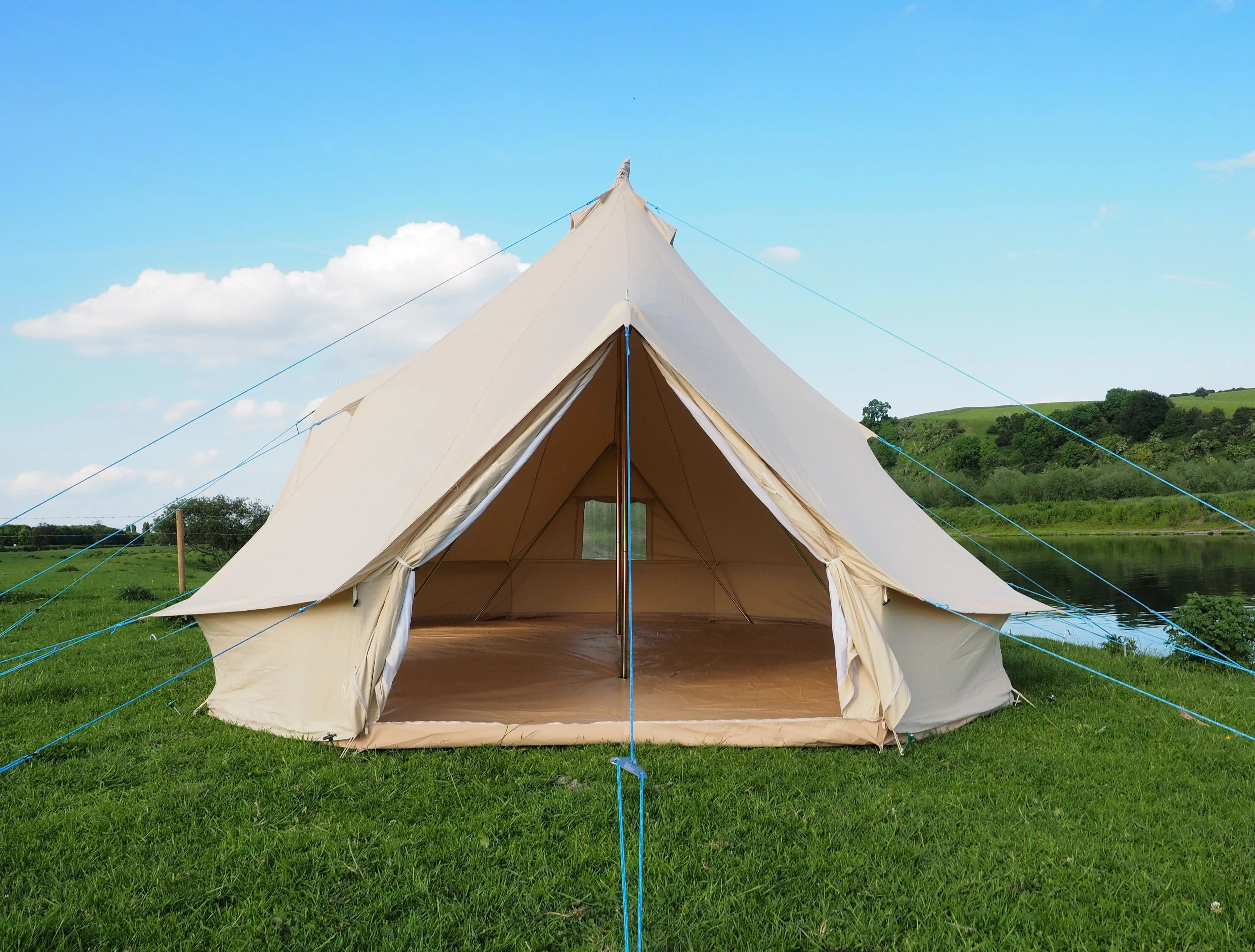 6m x 4m Emperor Tent 285gsm 100% Natural Canvas | StoveMate