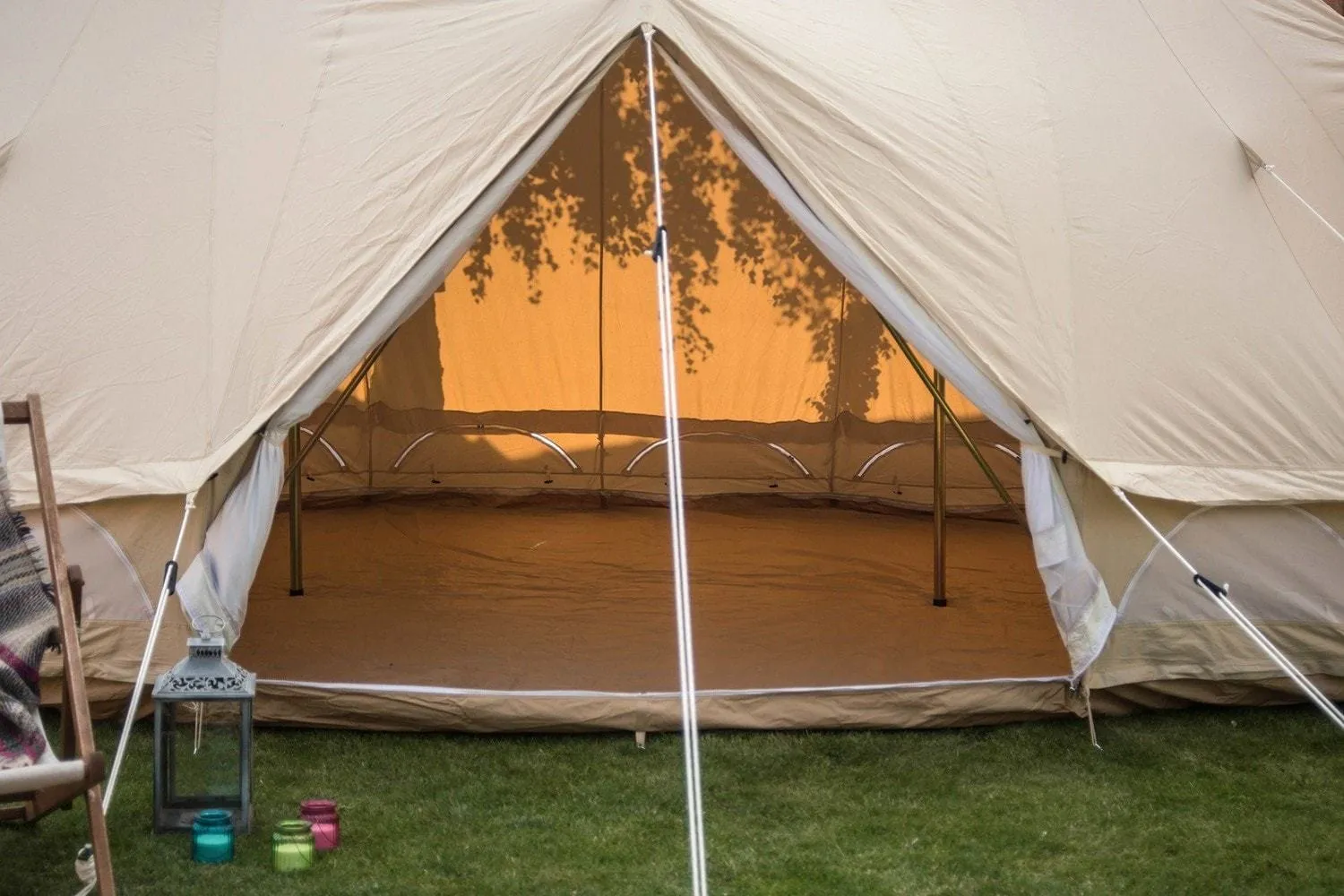 6m x 4m Emperor Tent 285gsm 100% Natural Canvas | StoveMate
