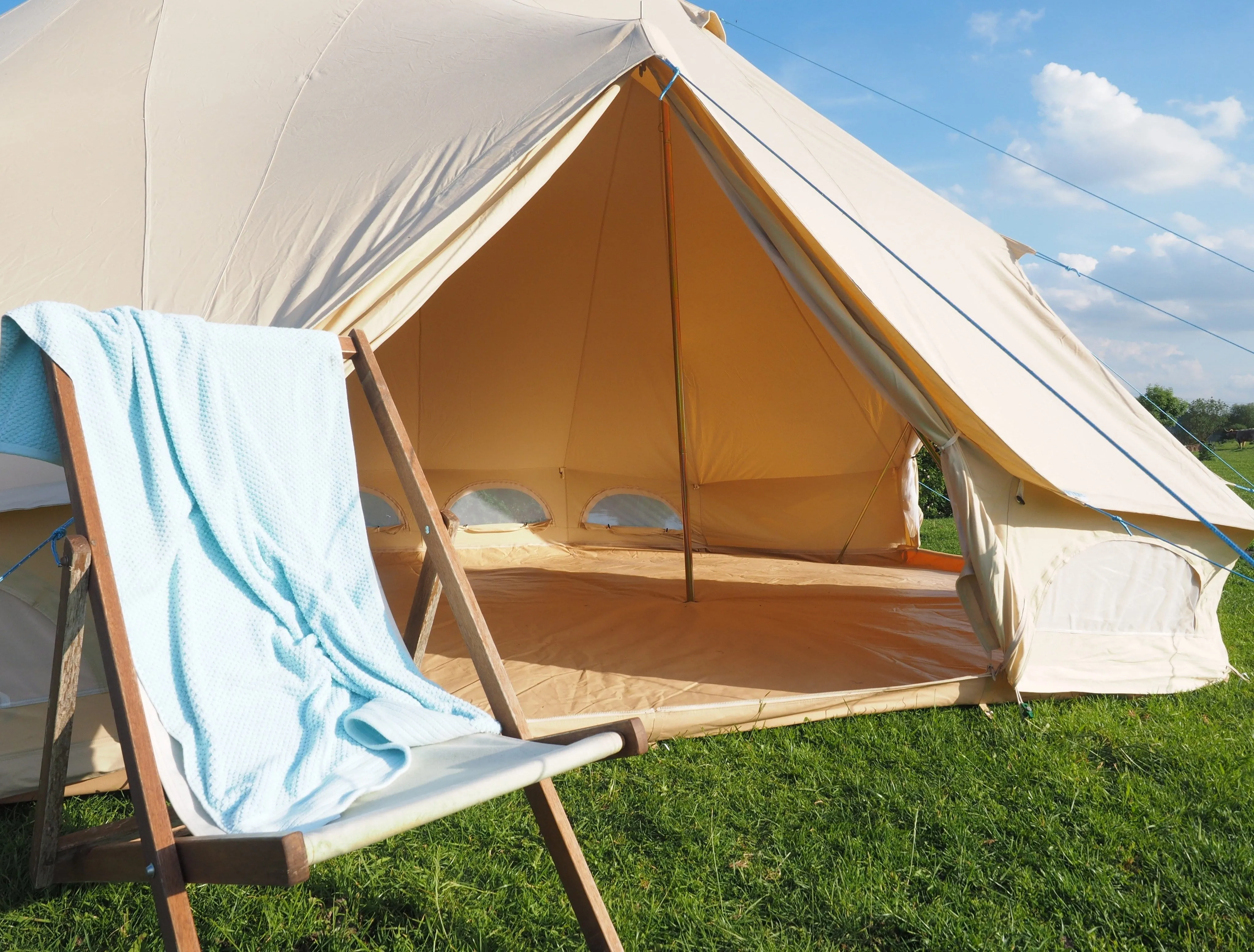 6m x 4m Emperor Tent 285gsm 100% Natural Canvas | StoveMate