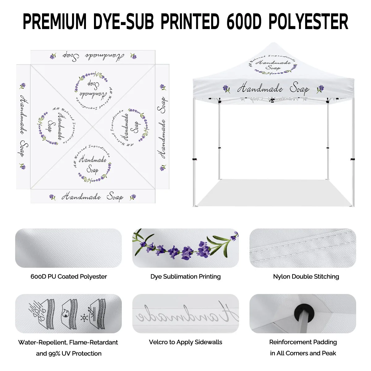 ABLEM8CANOPY 10x10 Best Canopy Tents for Handmade Soap