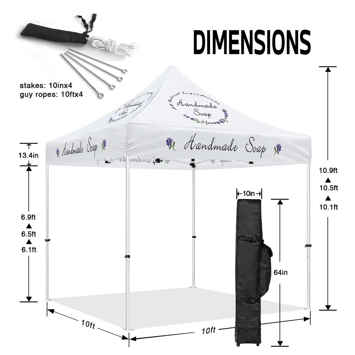 ABLEM8CANOPY 10x10 Best Canopy Tents for Handmade Soap
