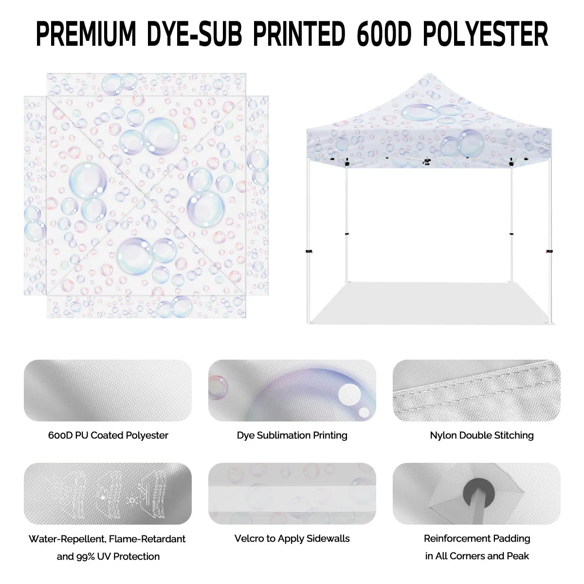 ABLEM8CANOPY 10x10 Bubble Tent Pop Up Canopy