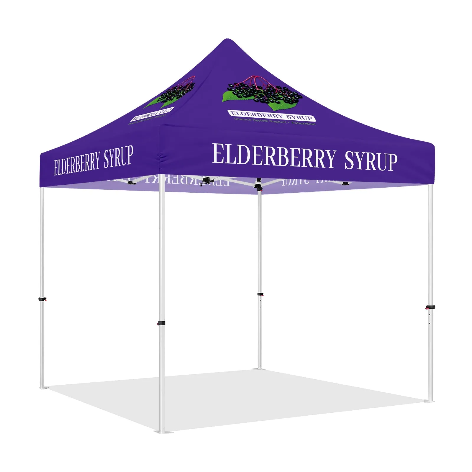 ABLEM8CANOPY 10x10 Elderberry Syrup Canopy Tent Pop Up