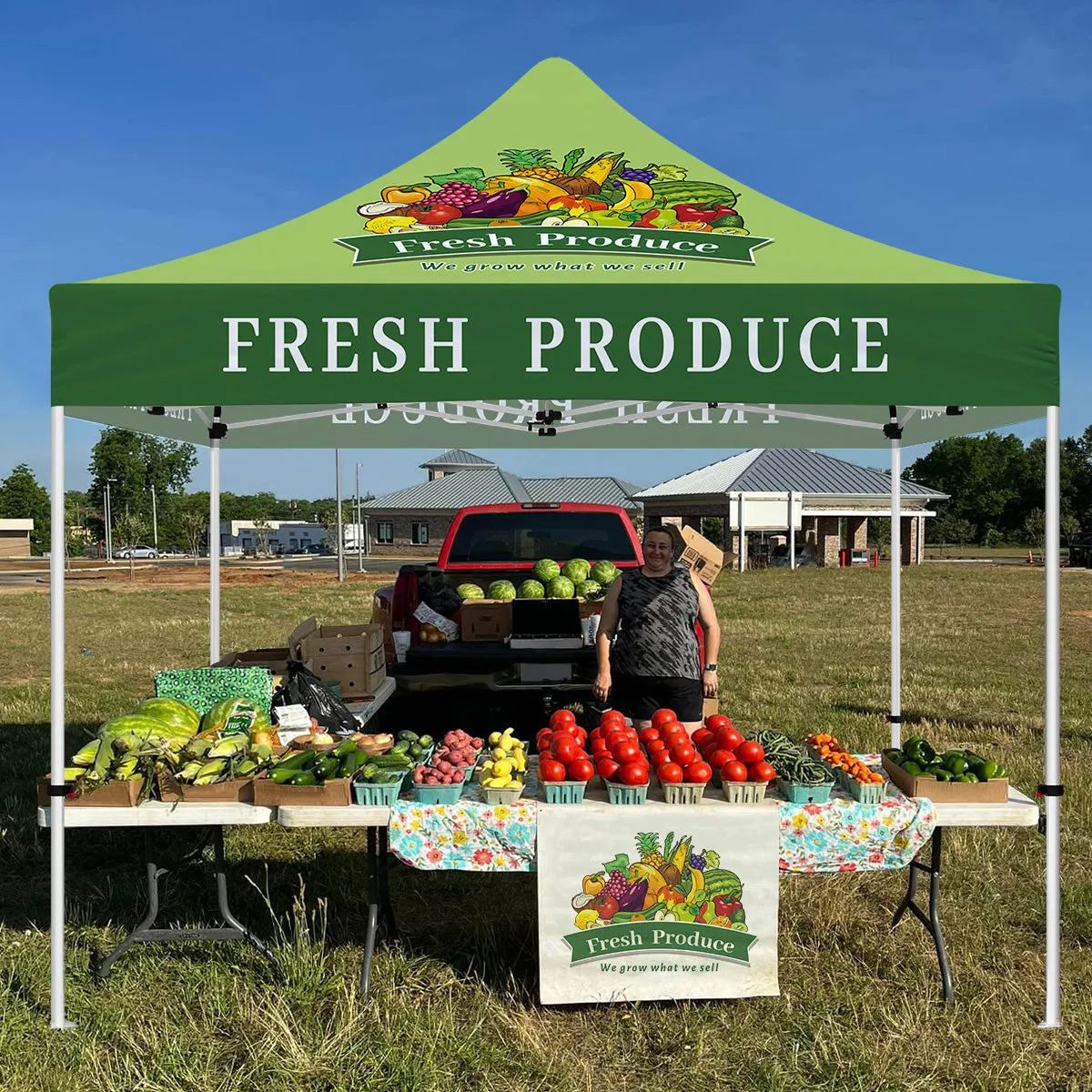 ABLEM8CANOPY 10x10 Fresh Produce Pop Up Event Canopy Tents