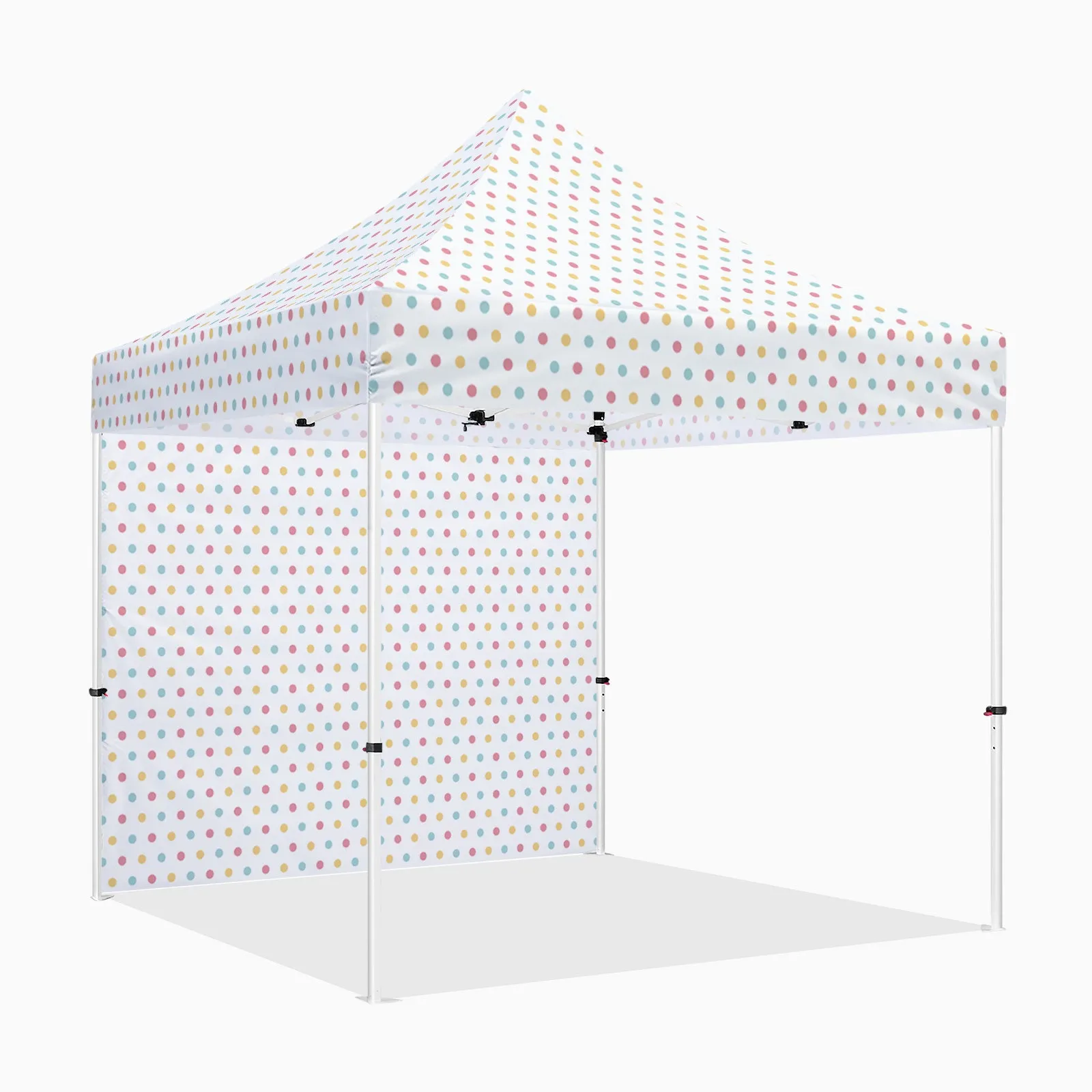 ABLEM8CANOPY 10x10 Pop Up Canopy Tent - Polka Dots