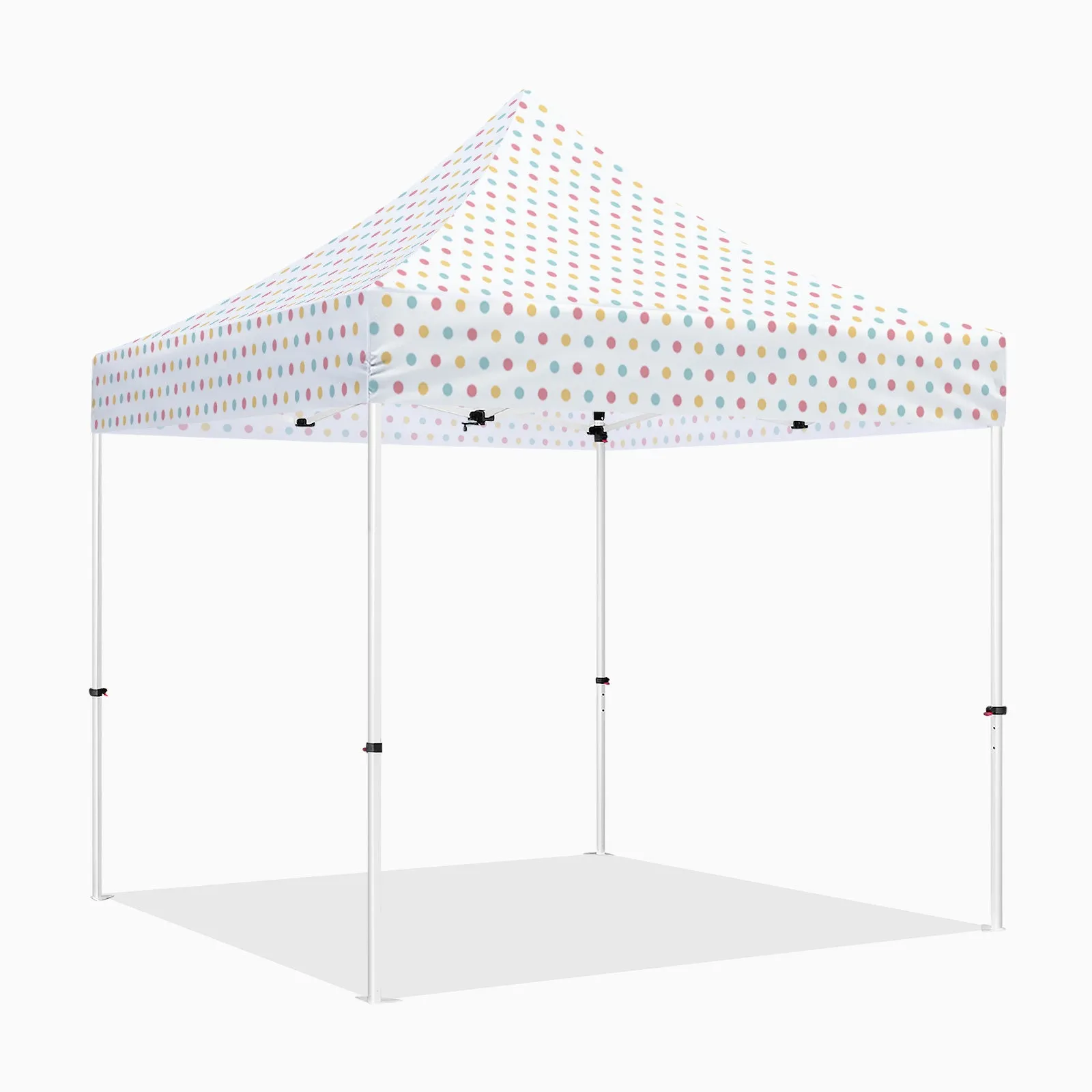 ABLEM8CANOPY 10x10 Pop Up Canopy Tent - Polka Dots