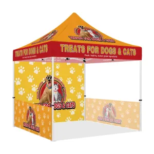 ABLEM8CANOPY 10x10 Themed Pop Up Tents & Canopies for for Dog&Cat Treats Vendors