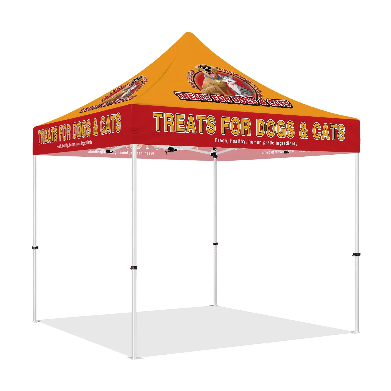 ABLEM8CANOPY 10x10 Themed Pop Up Tents & Canopies for for Dog&Cat Treats Vendors