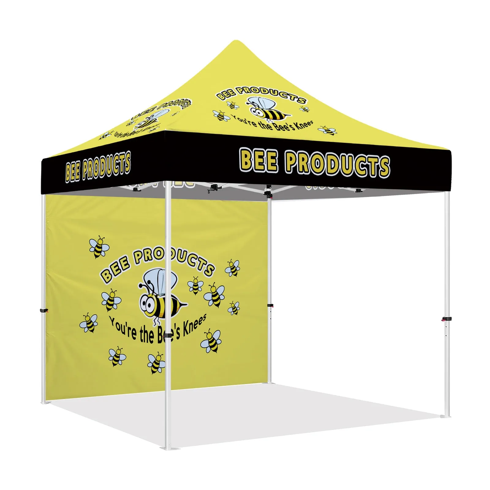 ABLEM8CANOPY Bee Products 10x10 Pop Up Yellow Canopy Tent