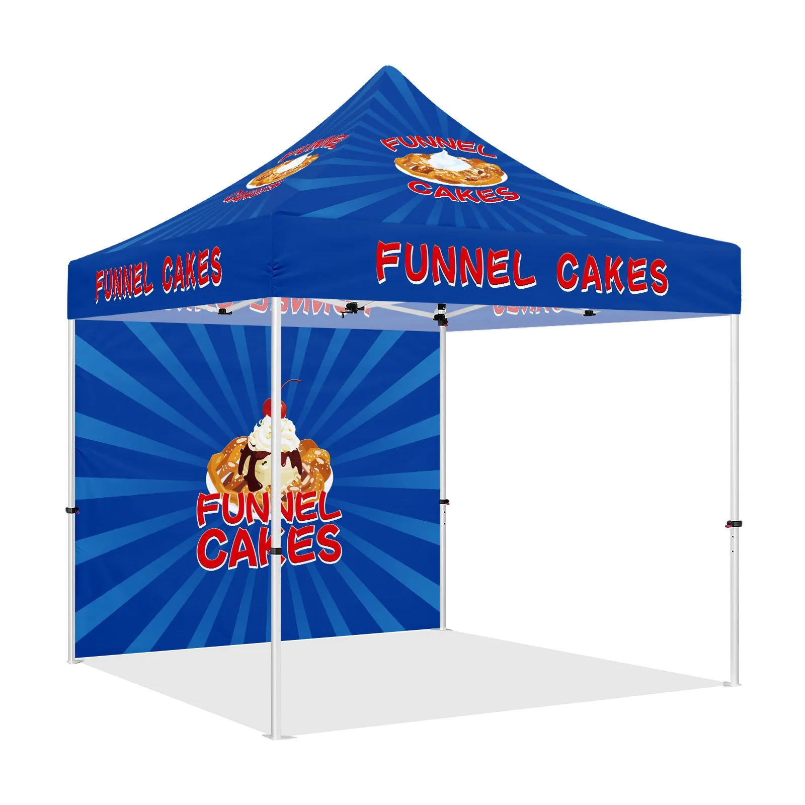 ABLEM8CANOPY Funnel Cakes 10x10 Canopy Pop Up Tent