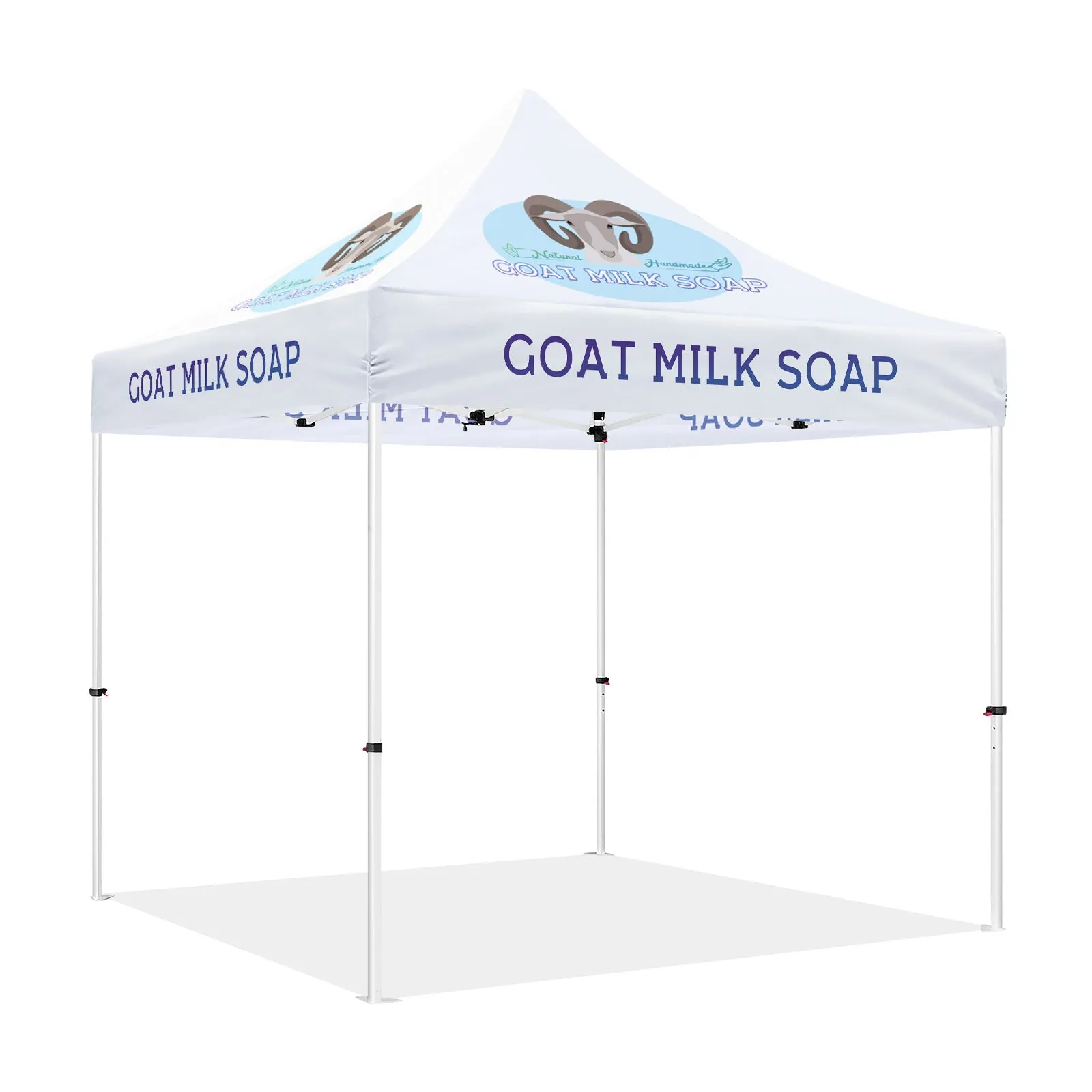 ABLEM8CANOPY Goat Milk Soap 10x10 White Canopy Tent