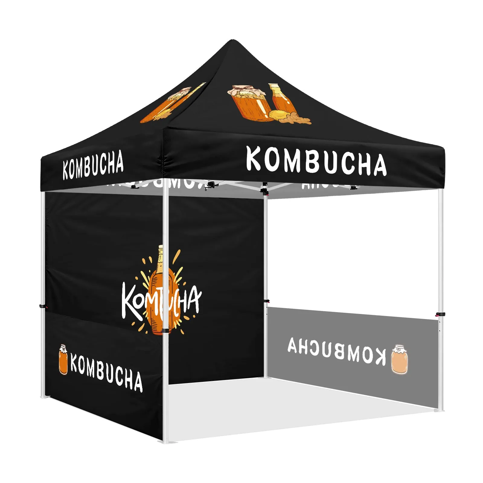 ABLEM8CANOPY Kombucha 10x10 Pop Up Outdoor Canopies Tents