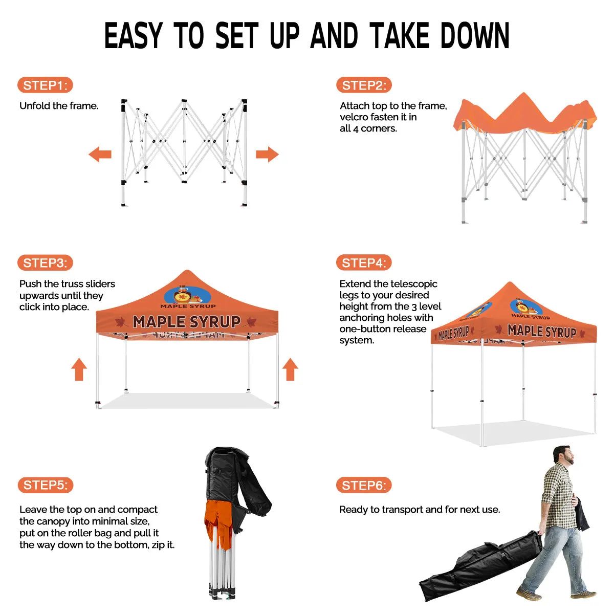 ABLEM8CANOPY Maple Syrup 10x10 Canopies Tents for Sale