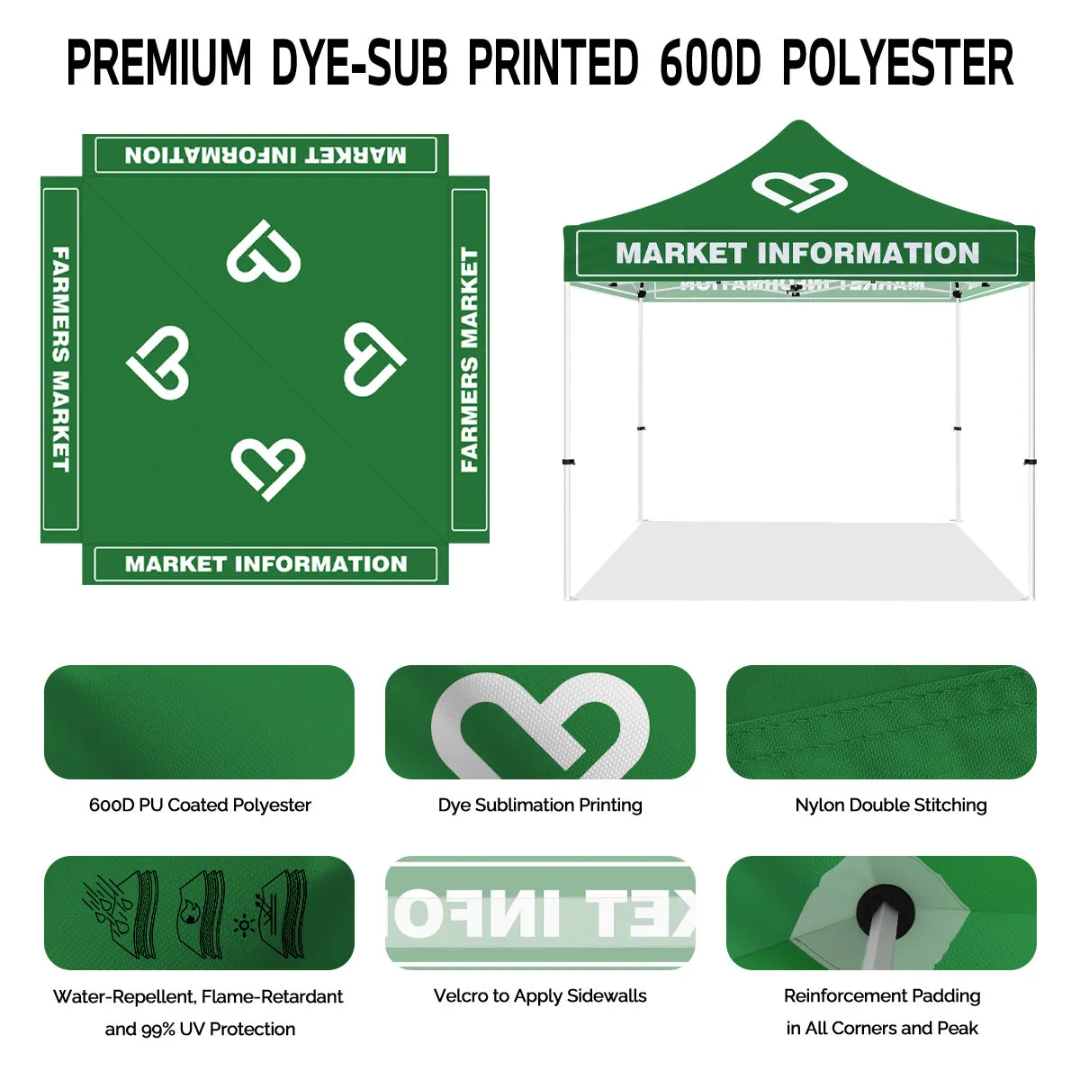 ABLEM8CANOPY Market Information 10x10 Heavy Duty Canopy Tents For Sale