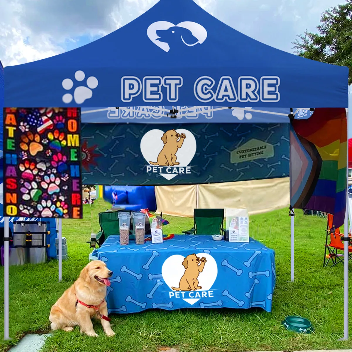 ABLEM8CANOPY Pet Care 10x10 Heavy Canopy Tent