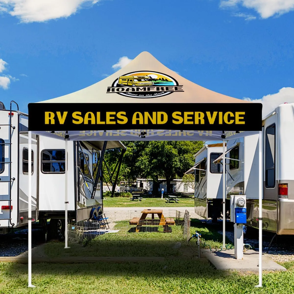 ABLEM8CANOPY RV SERVICE 10x10 Canopy Tent