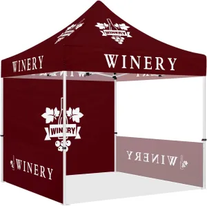 ABLEM8CANOPY  Winery 10x10 Pop Up Tent Canopy For Tent Wine