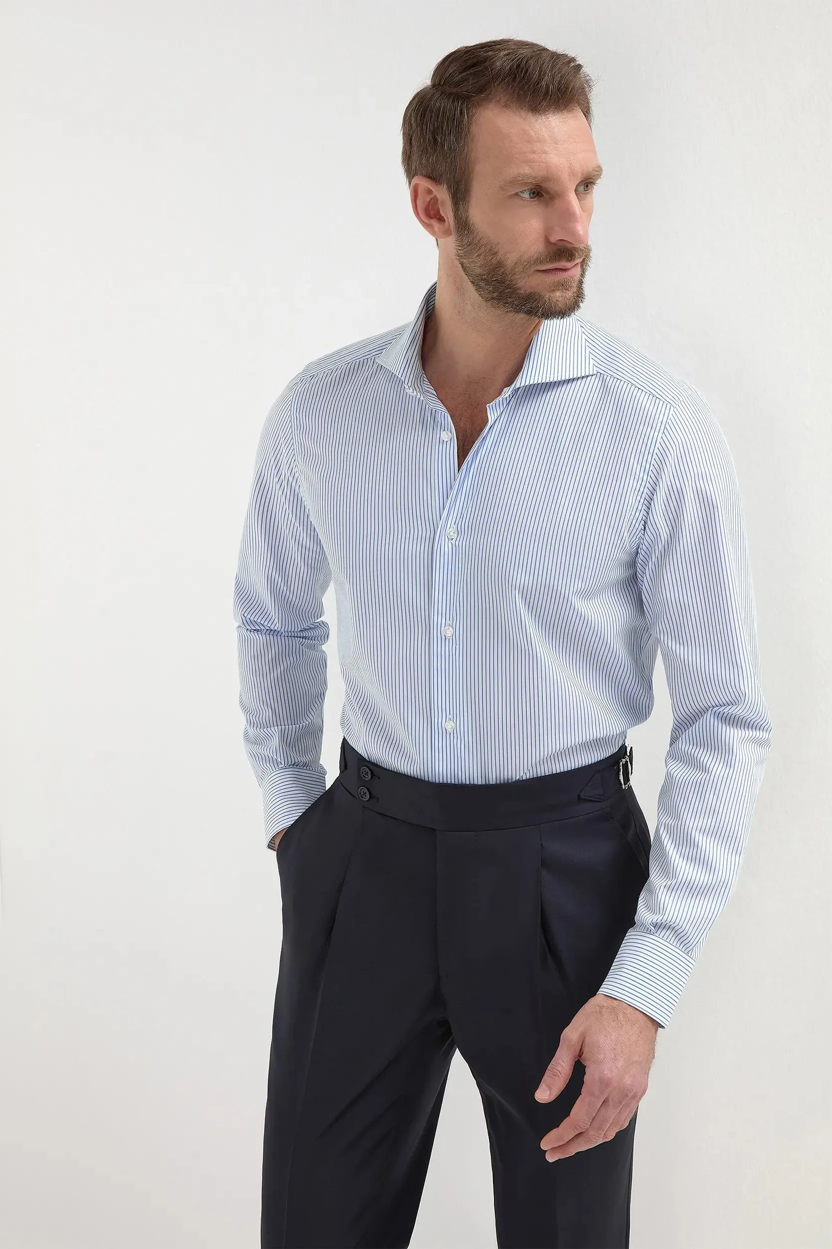 Avio Striped Shirt - Made in Italy