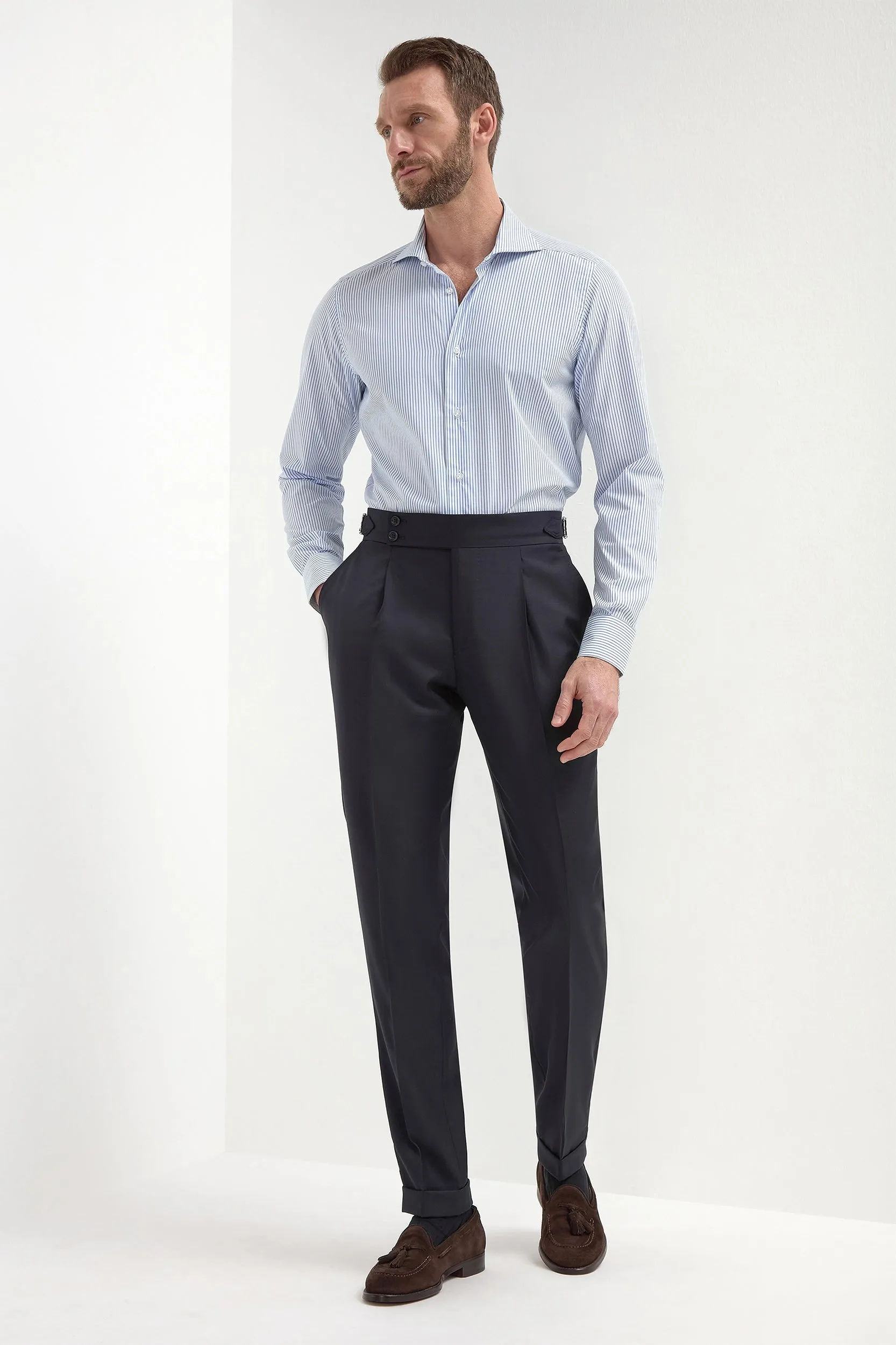 Avio Striped Shirt - Made in Italy