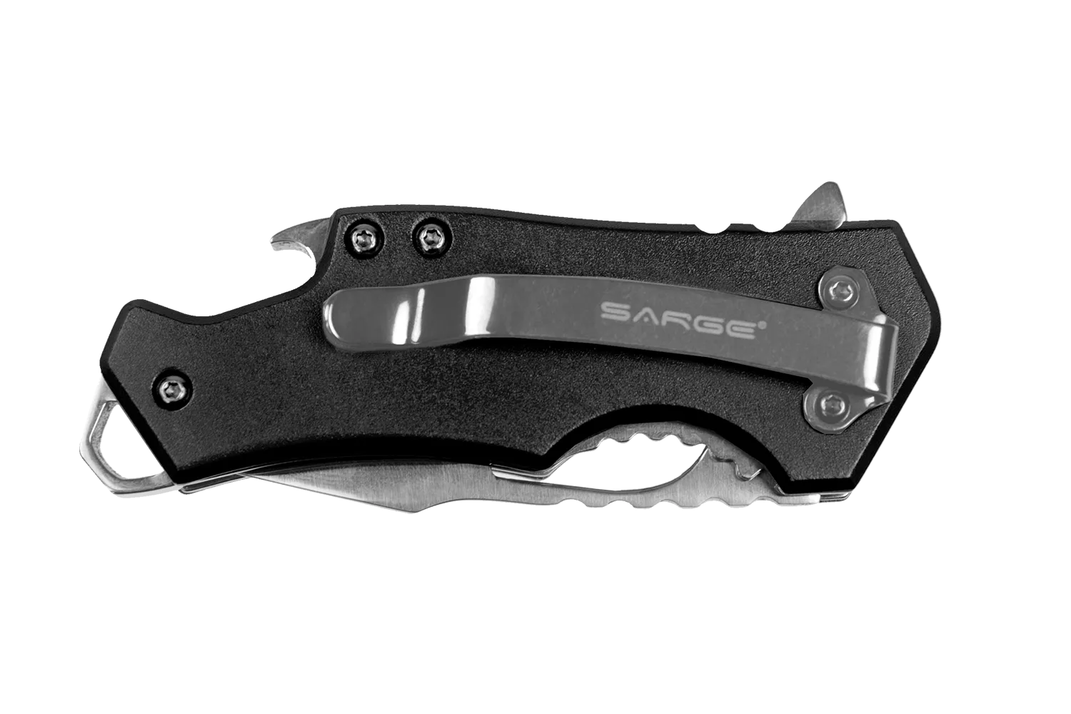 Black Fuse - Black Pocket Knife & Bottle Opener