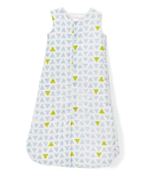 Blue & Yellow Triangles Sleeping Sack - Infant