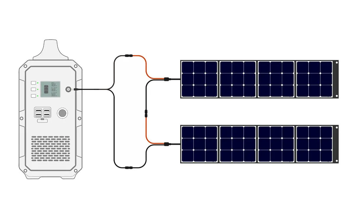 BLUETTI EB240   2*PV120/PV200 | 1000 Watt Generator