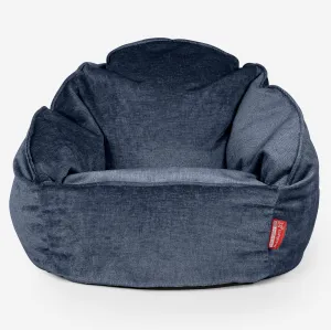 Bubble Bean Bag Chair - Chenille Navy Blue