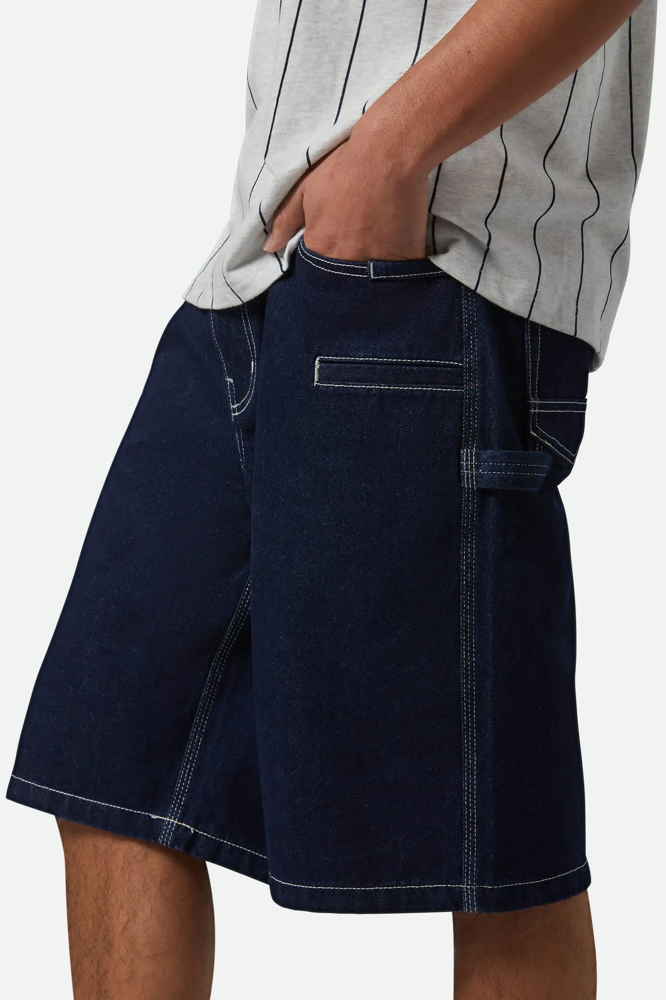Builders Carpenter Baggy Short - Rinse Denim