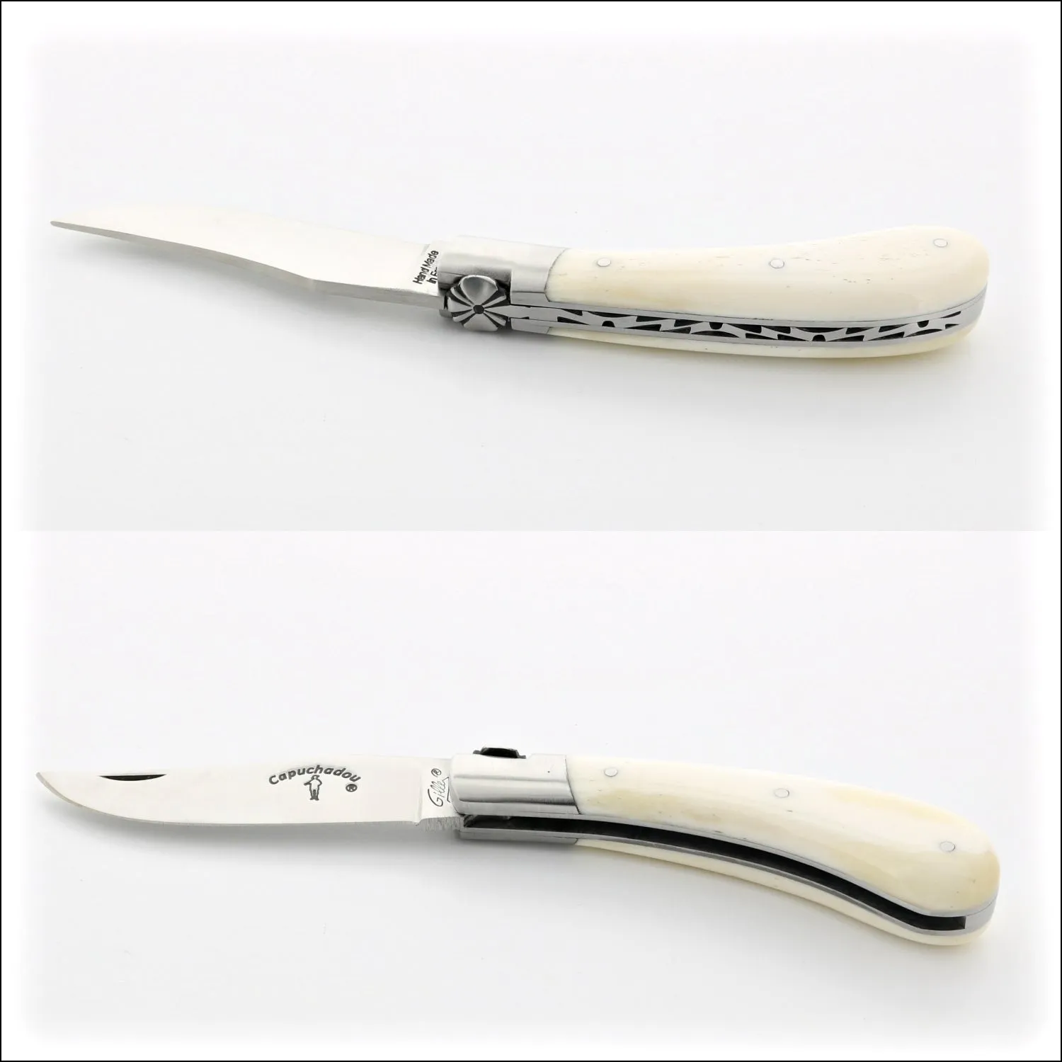 Capuchadou 10 cm Classic Folding Knife Cattle Bone Handle