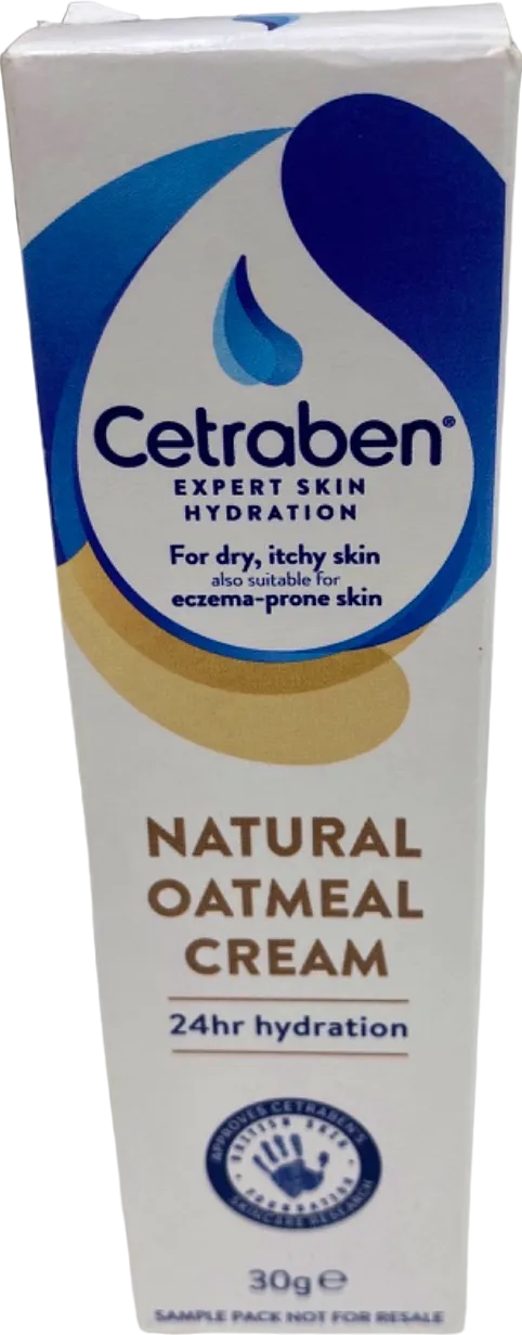 Cetraben Natural Oatmeal Cream 24hr Hydration 30g