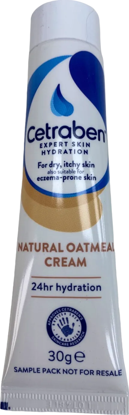 Cetraben Natural Oatmeal Cream 24hr Hydration 30g