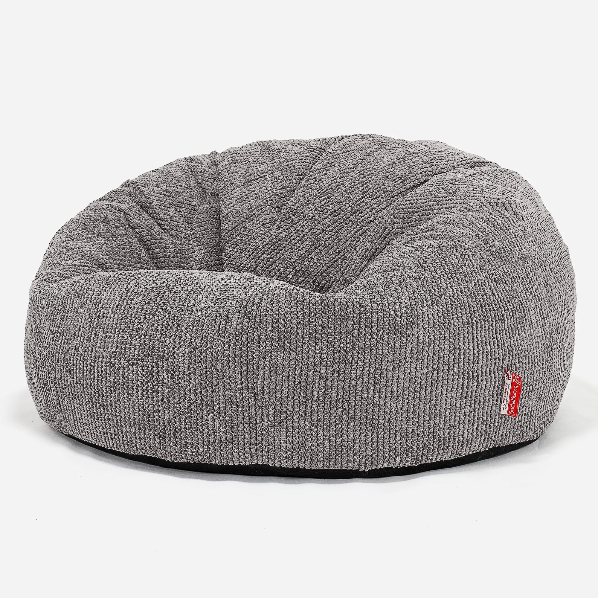 Children's Bean Bag Sofa 6-14 yr - Pom Pom Charcoal Grey