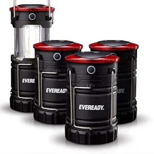 Eveready LED Camping Lantern 360 PRO (4-Pack), Super Bright