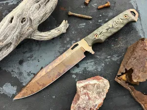 GEN 2 Marauder XL | Survival, Camp and Backpacking Knife Series | CPM-MagnaCut Steel | Arizona Copper Finish