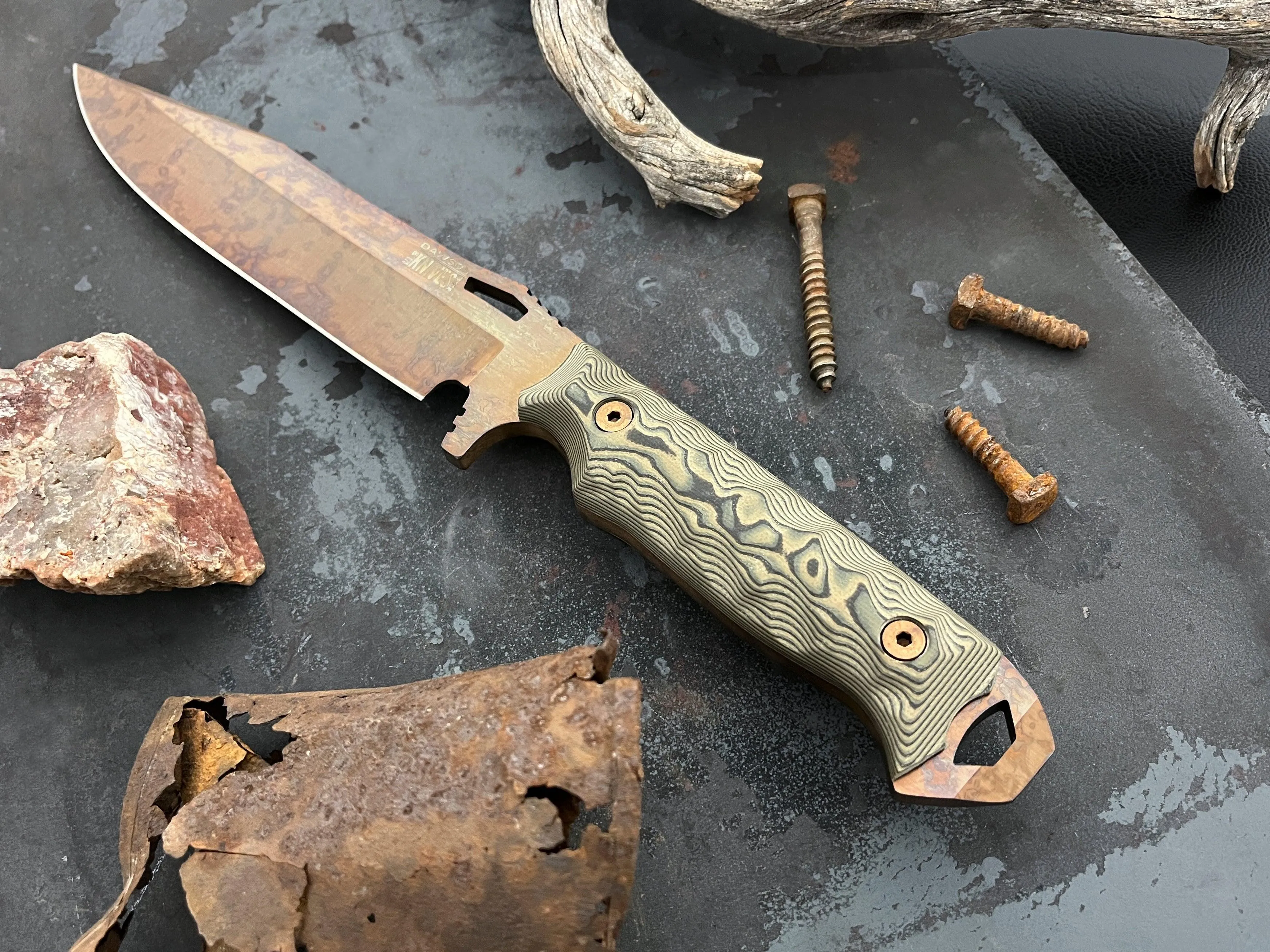 GEN 2 Marauder XL | Survival, Camp and Backpacking Knife Series | CPM-MagnaCut Steel | Arizona Copper Finish