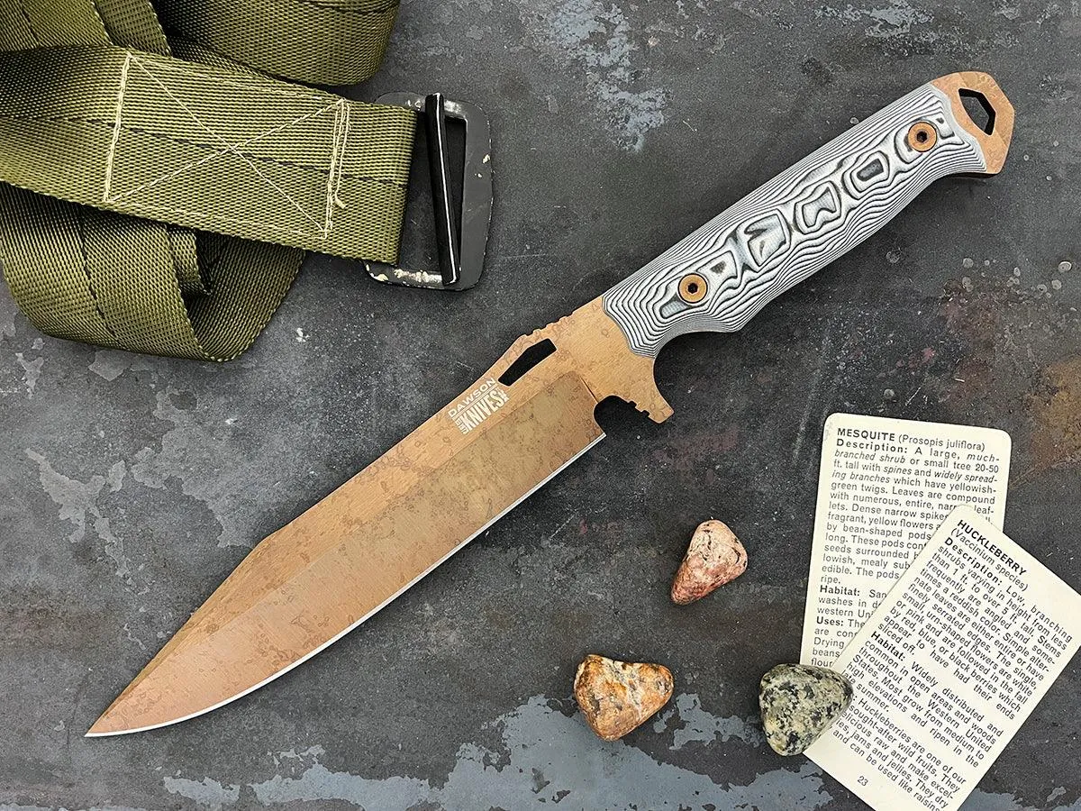 GEN 2 Marauder XL | Survival, Camp and Backpacking Knife Series | CPM-MagnaCut Steel | Arizona Copper Finish