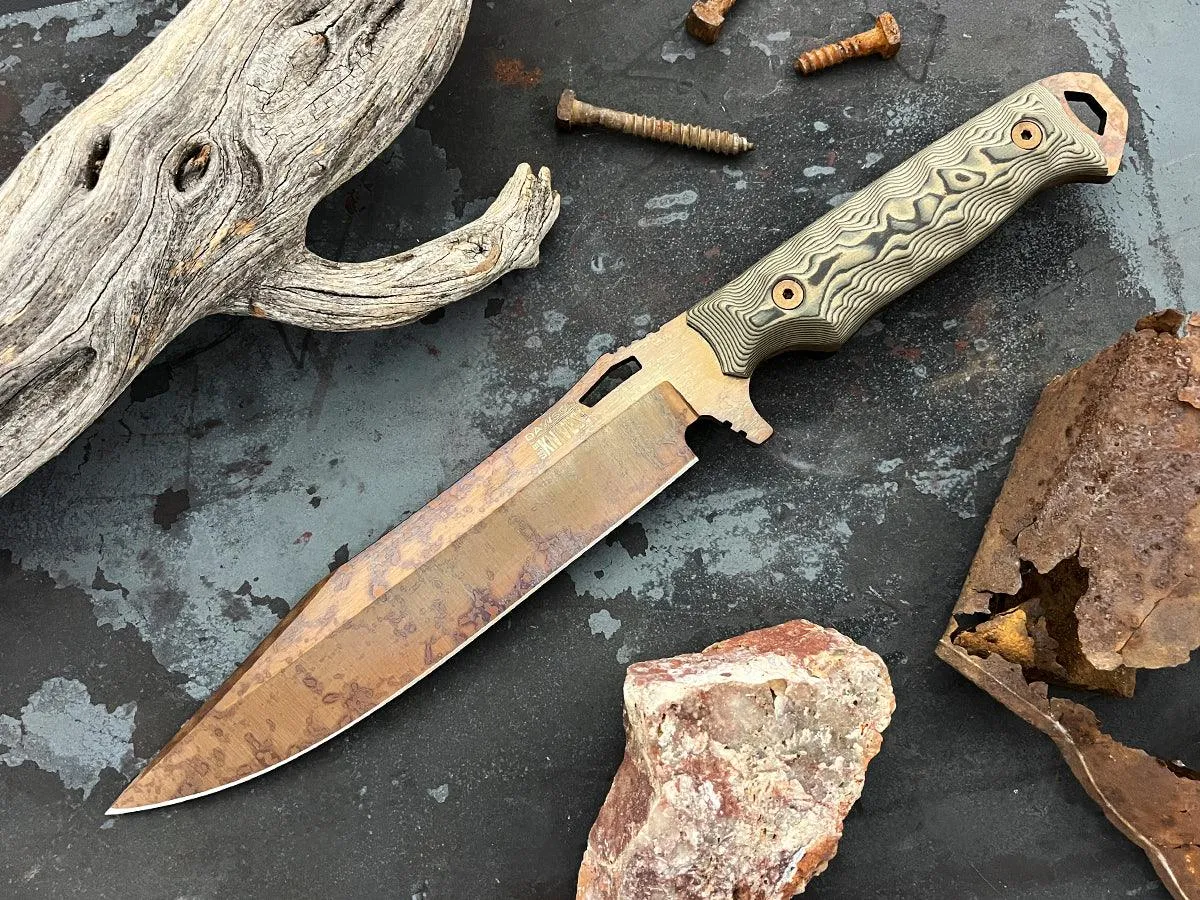 GEN 2 Marauder XL | Survival, Camp and Backpacking Knife Series | CPM-MagnaCut Steel | Arizona Copper Finish