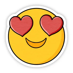 Heart Eyes - Moodi Sticker